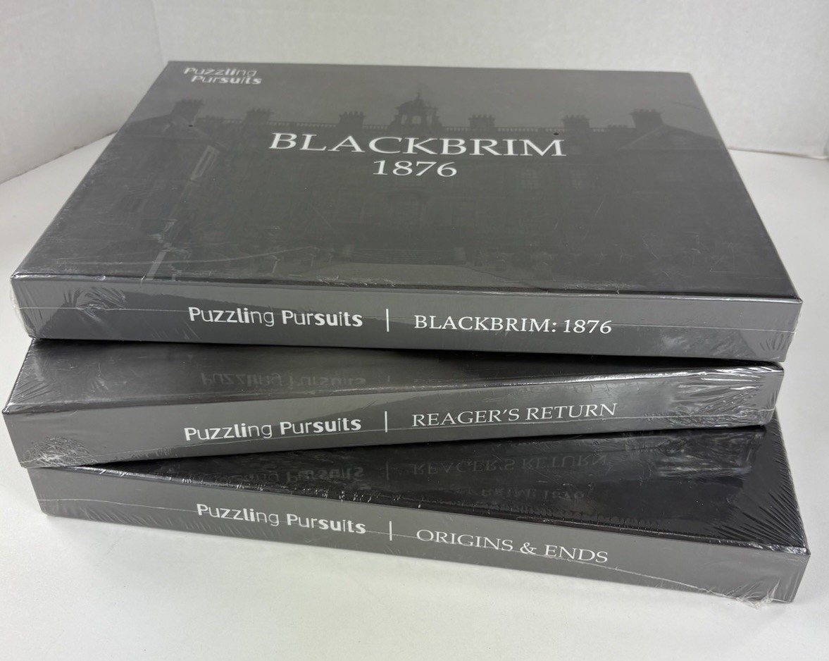 Puzzling Pursuits Blackbrim 1876 + Reagers Return + Origins &Ends 3 Game Trilogy