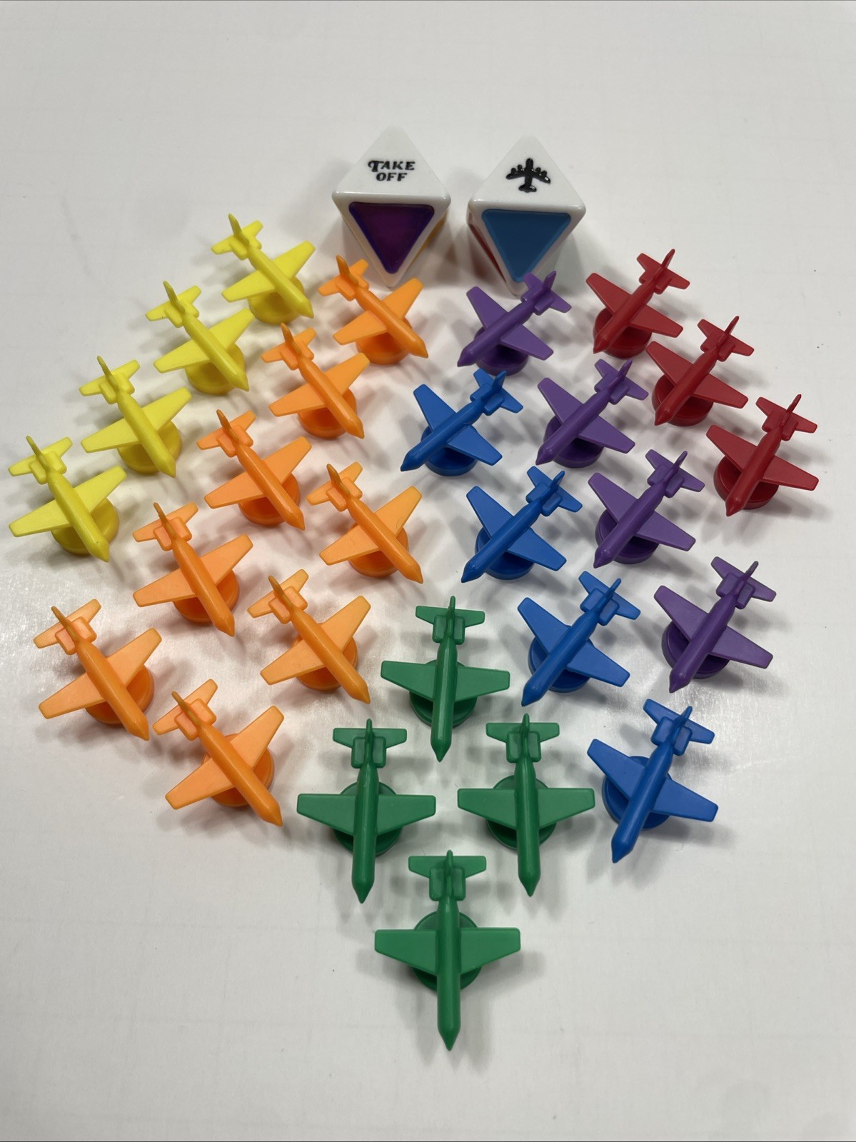 Take Off Board Game World Edition The Game Geography 1994 Parts Dice Airplane