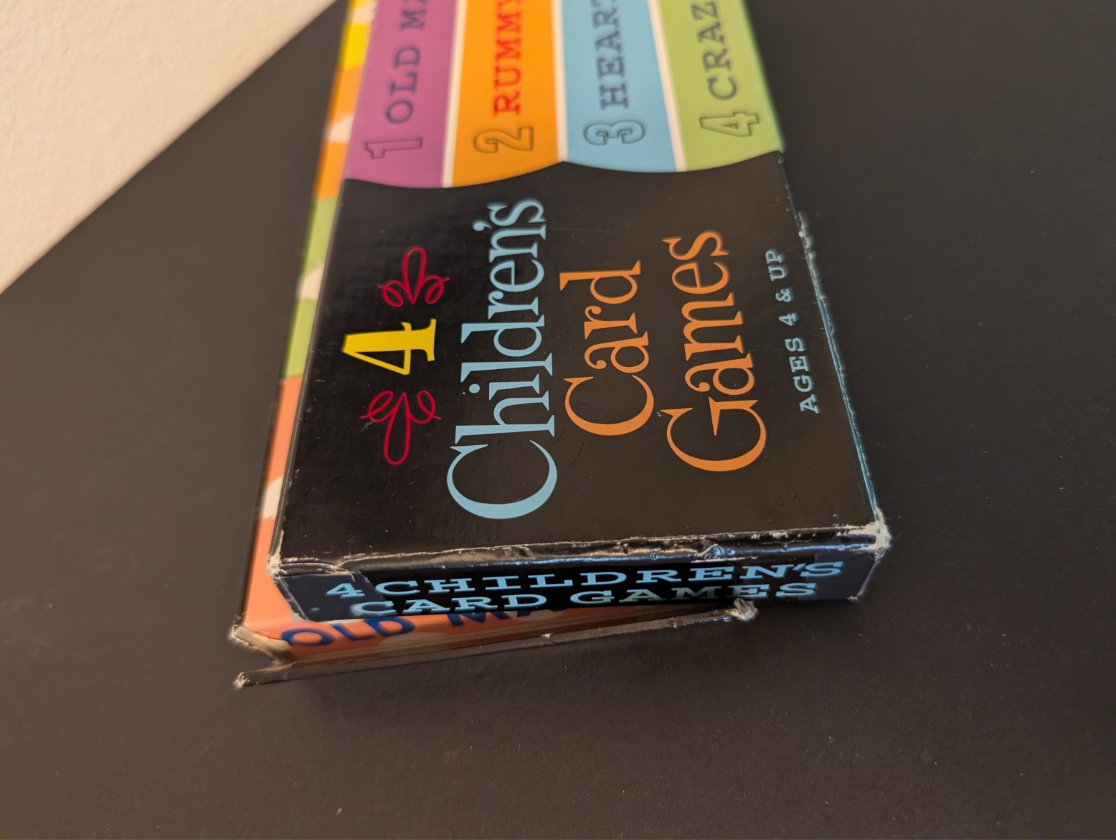 4 CHILDREN’S CARD GAMES. 2002 BINARY ARTS. EASY FUN FOR TRIPS. AGES 4 AND UP