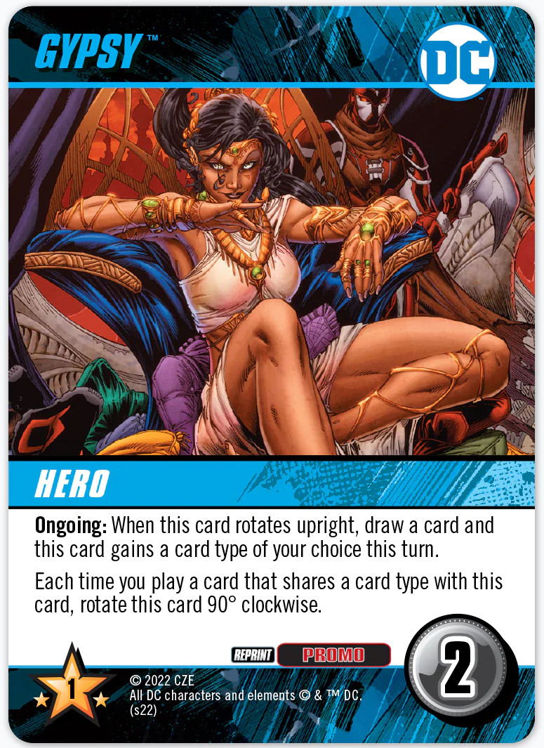 DC Deck-Building Game: Gypsy PROMO CARD