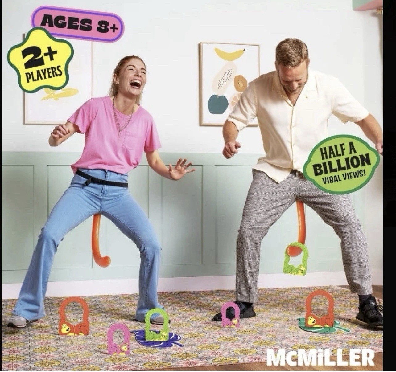 It’s Bananas! The Monkey Tail Game – Funny Family & Party Game for Kids & Adults