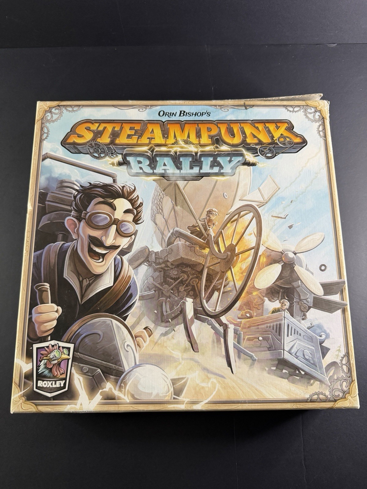 Steampunk Rally Board Game Build Fantastical Machines 2014 COMPLETE 2-8 Players