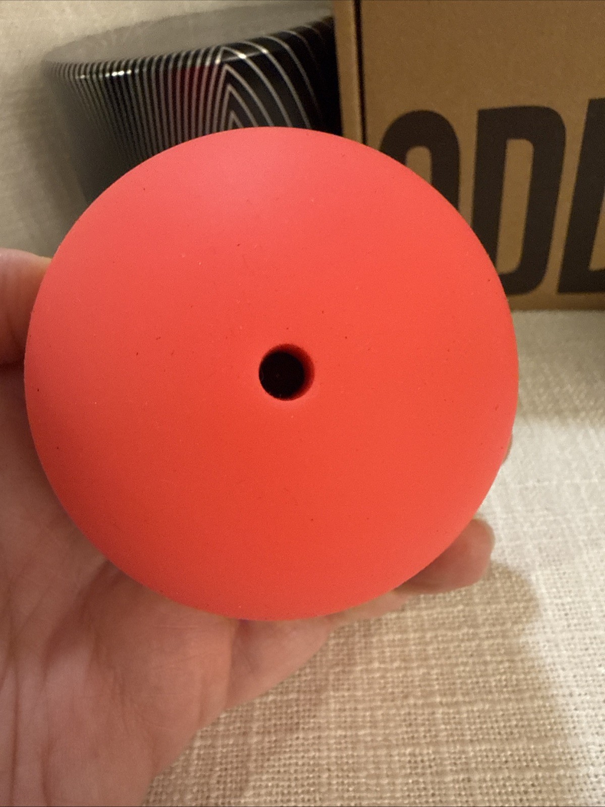 Odd. Ball Music Ball Tic Tok Limited Edition Creative All Ages Fun New ODD Red.