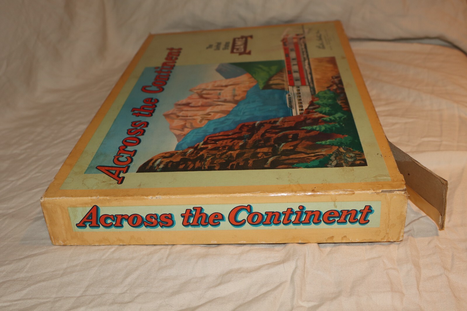 Vintage 1952 Parker Brothers Across the Continent Board Game *READ*