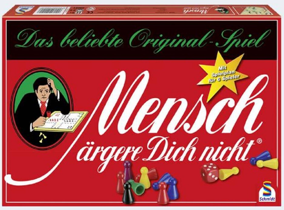 Schmidt Spiele 49021 Mensch Ärgere Dich Nicht® – Standard edition – S&H FREE