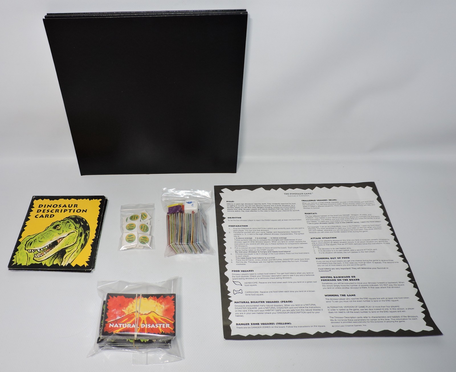 The Dinosaur Board Game 2005 Survival or Extinction 100% COMPLETE, Latz Chance