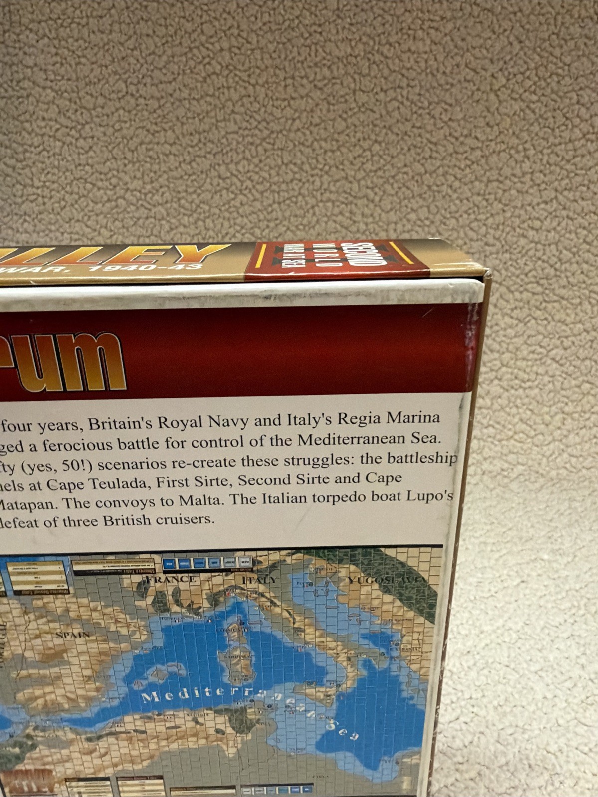 Bomb Alley Mediterranean Naval War 1940-43 Avalanche Press Unpunched Complete