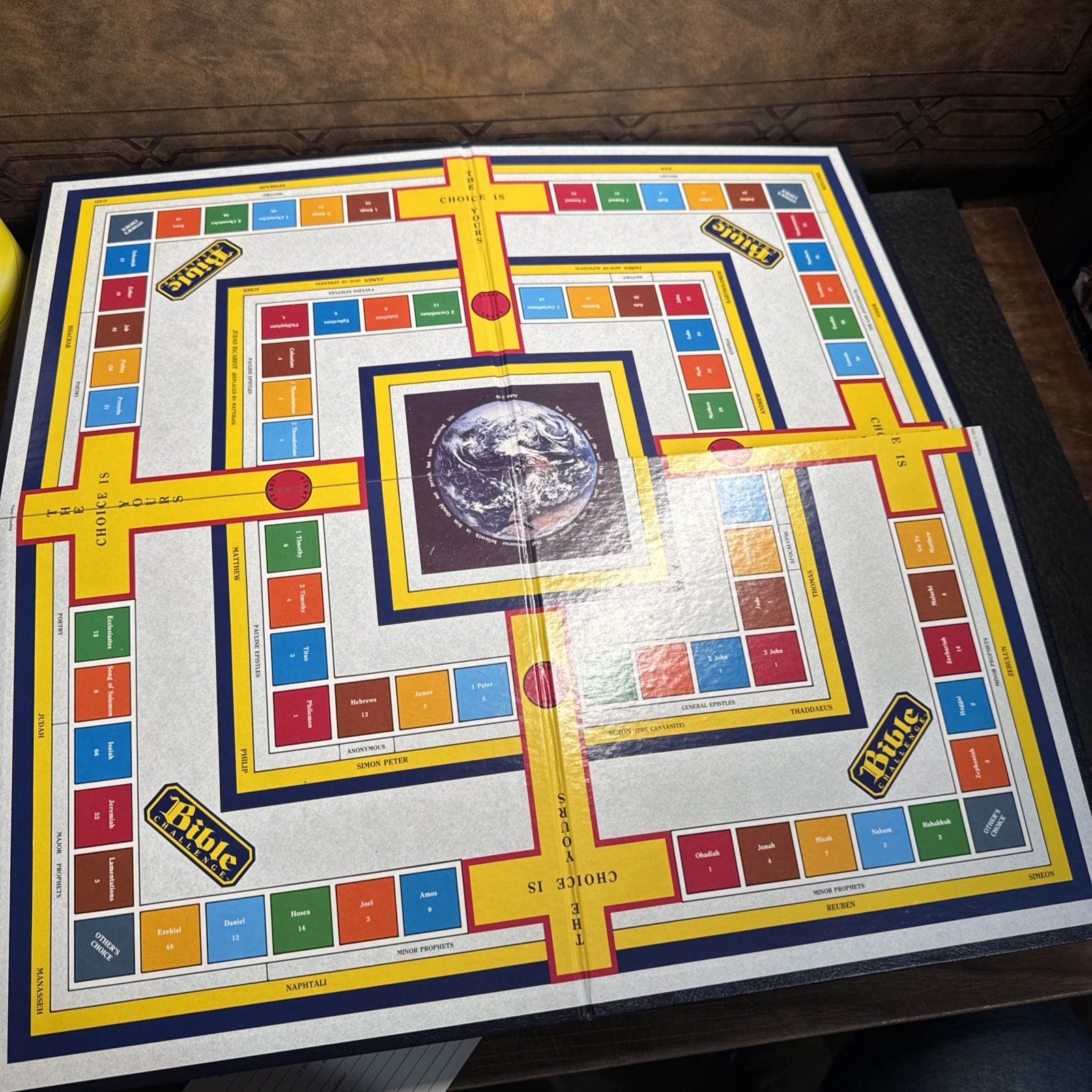 Vintage Bible Challenge Trivia Board Game 1984 – Complete
