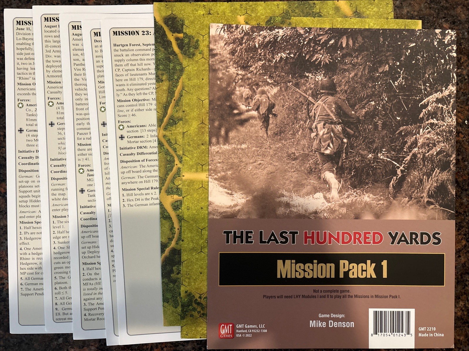 The Last Hundred Yards Mission Pack #1 GMT Games New