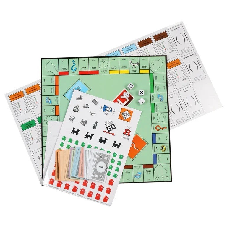 NEW Colorforms MONOPOLY Hasbro Board Game Limited Edition Travel Size