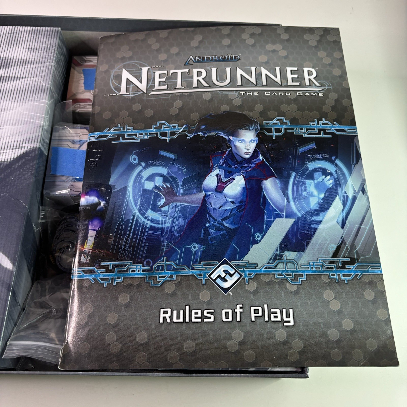 Android Netrunner The Card Game. Fantasy Flight Games 2012. Complete. Ages 14+
