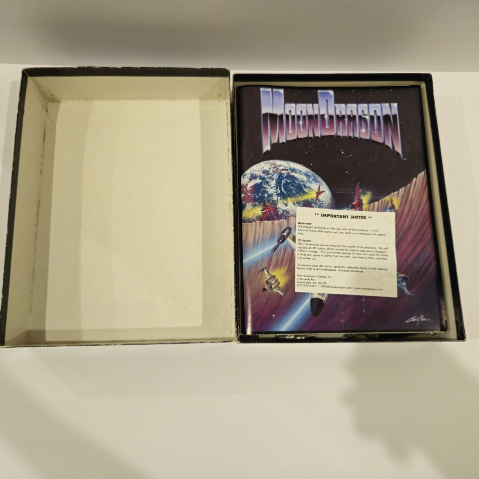 Moondragon Game of Lunar Fighter Combat Role Playing Game Complete Extra Pieces