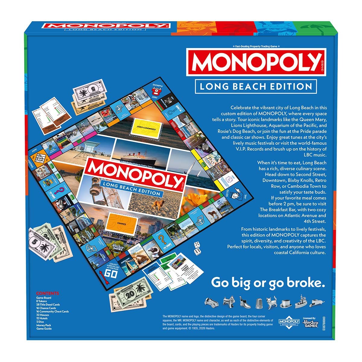Long Beach, California Monopoly Board Game | New & Sealed – Family Game Night