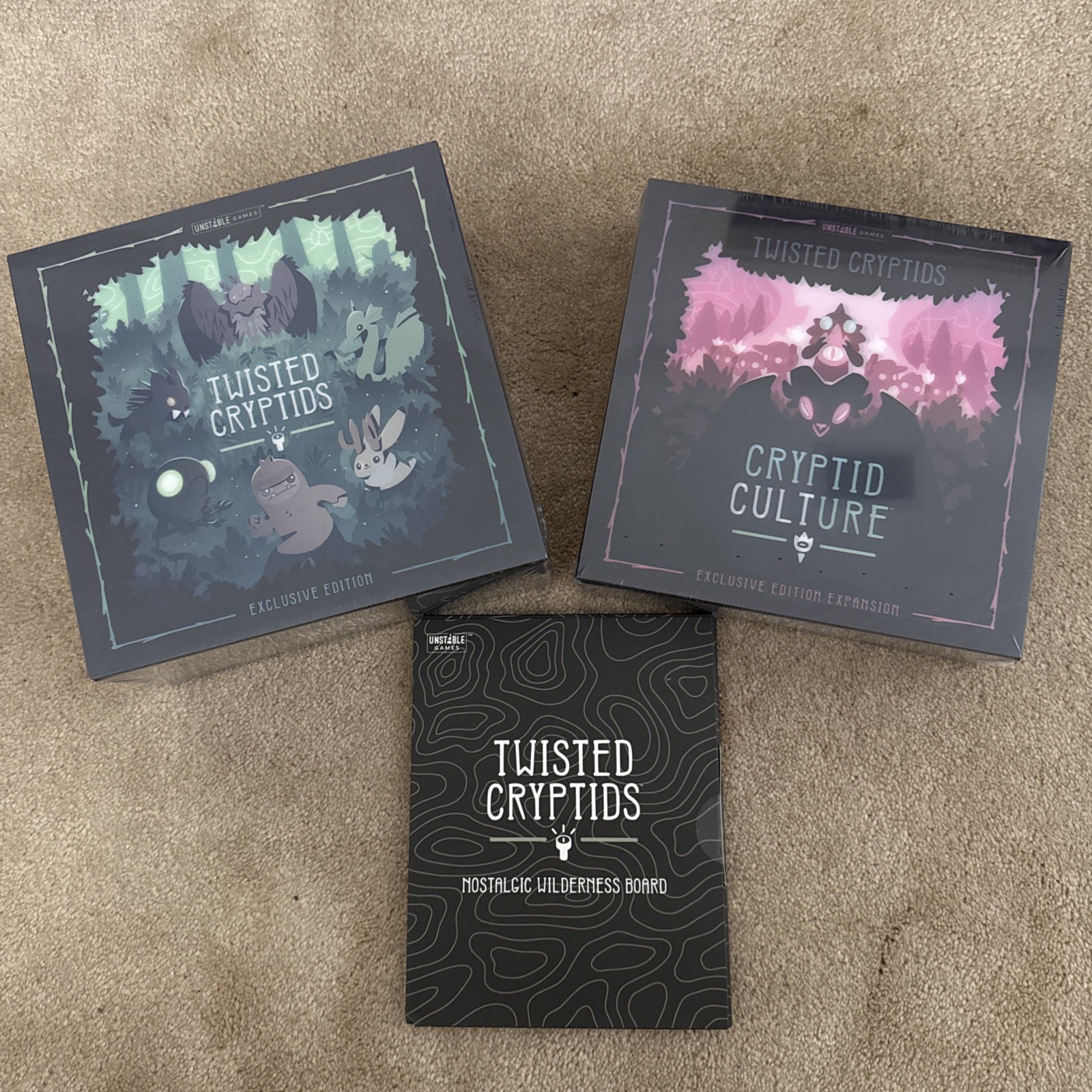 Twisted Cryptids Kickstarter Exclusive Edition + Cryptid Culture Expansion