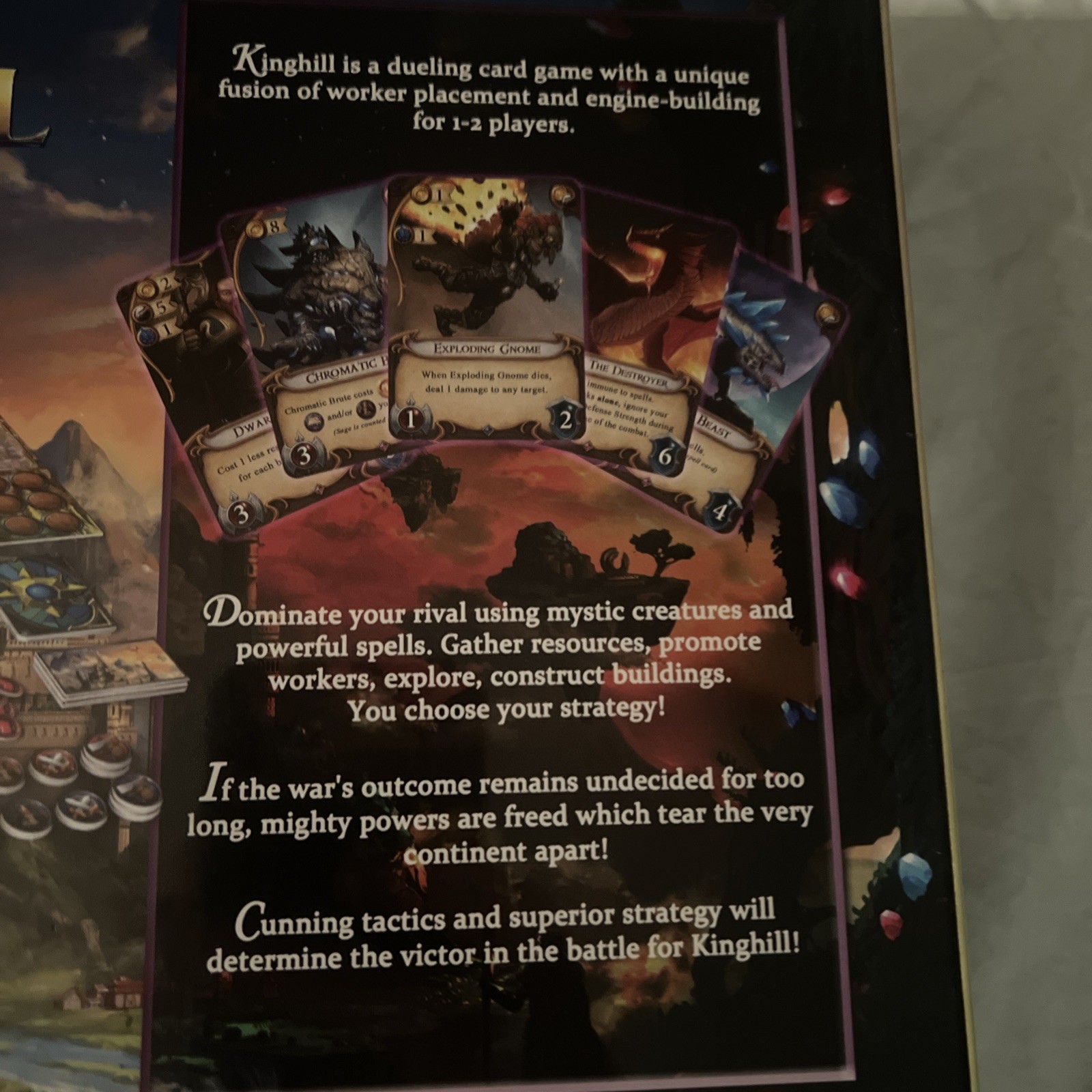 Violet Dragon Strategy Games Kinghill Board Game Petr Marek