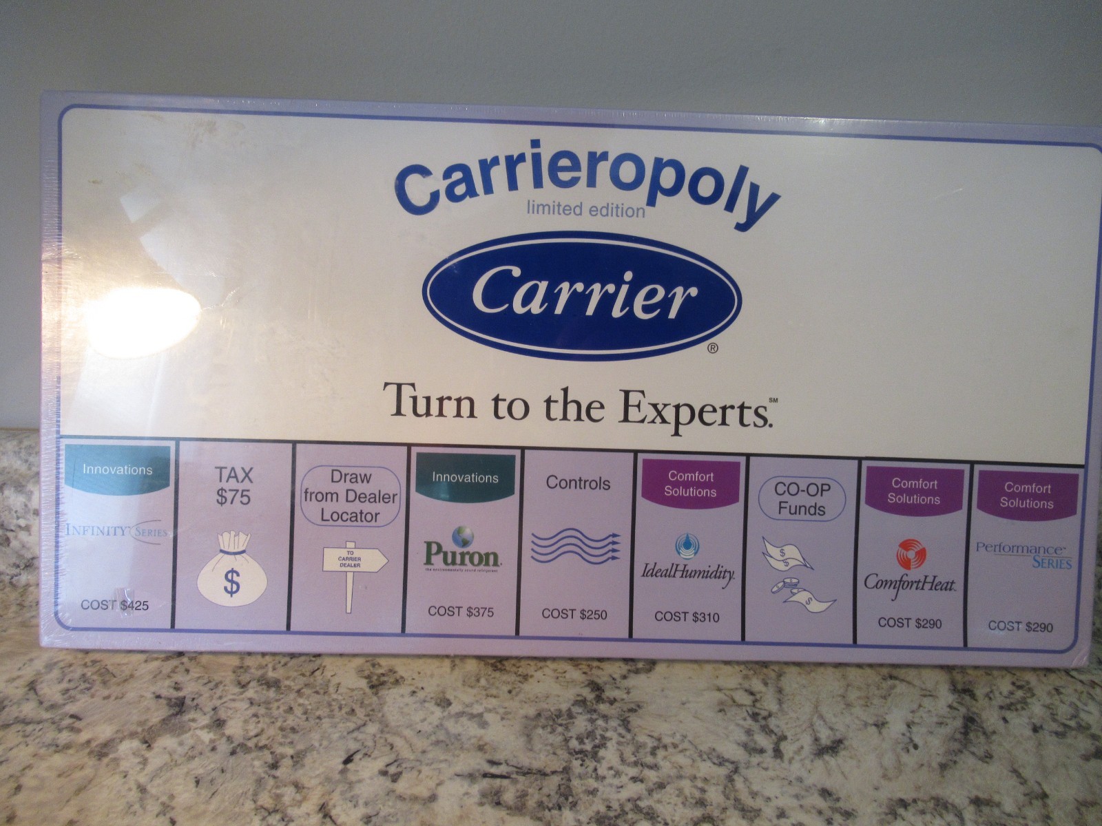 Carrieropoly Board Game Factory Sealed New Fun Advertising Limited Edition
