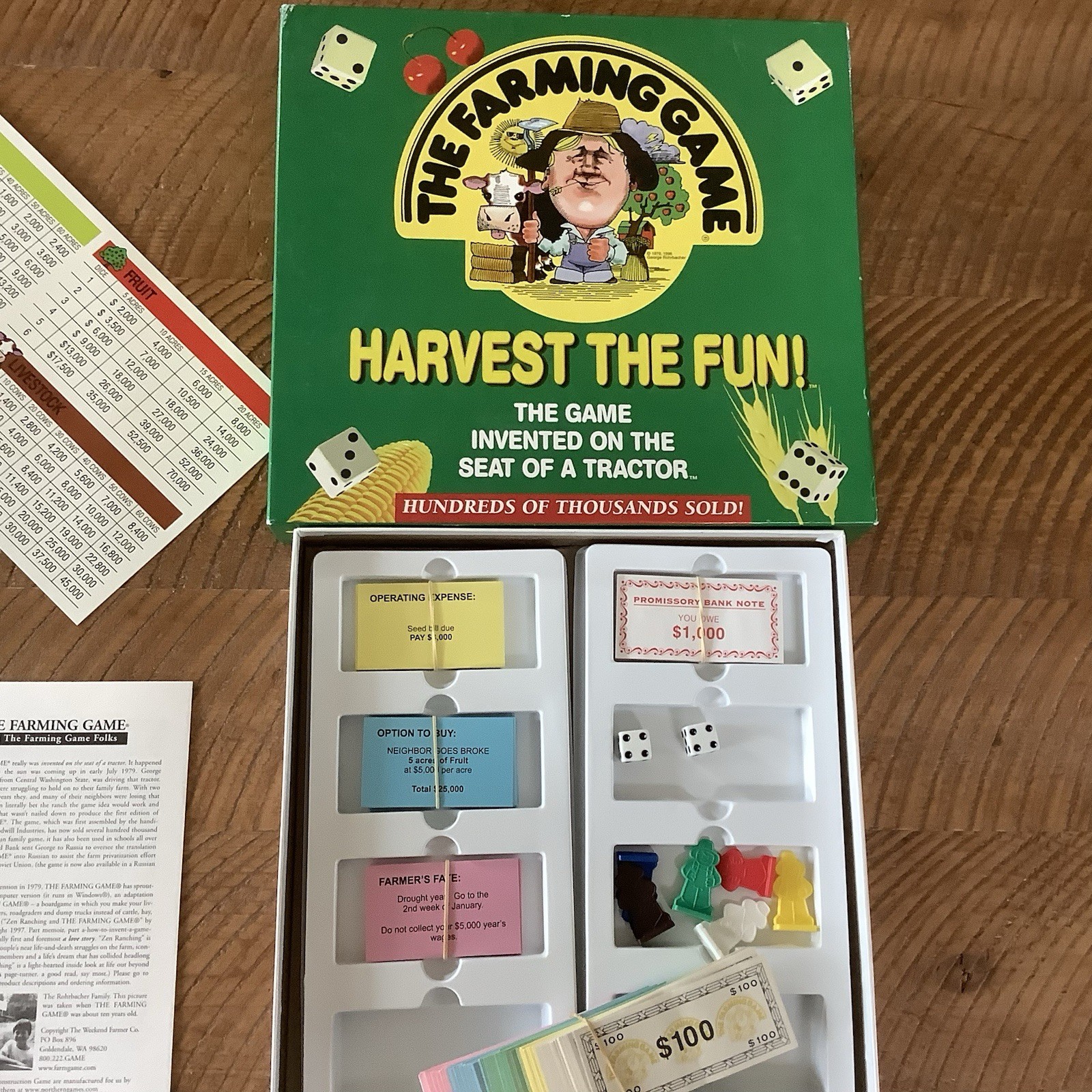 The Farming Game, Harvest the Fun! Complete Excellent Condition Unplayed