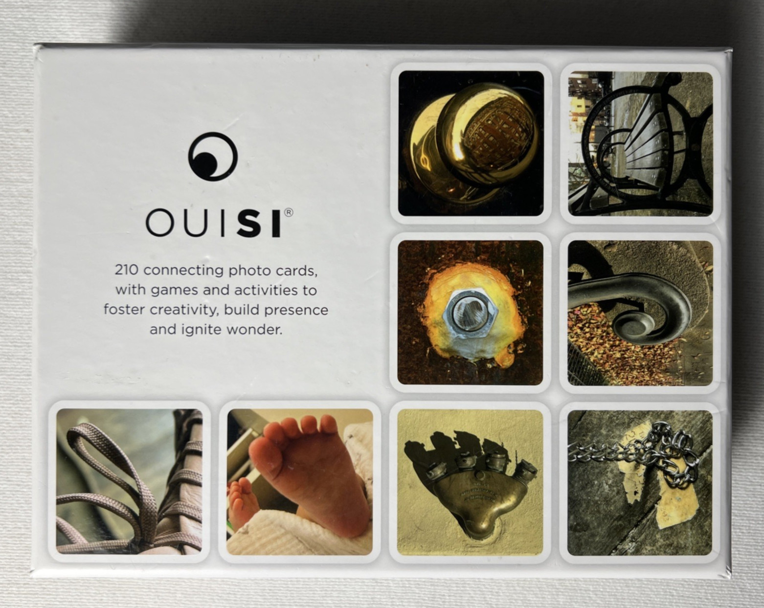 OuiSi: Creative Photo Card Games that Ignite a Sense of Connection, Open Box