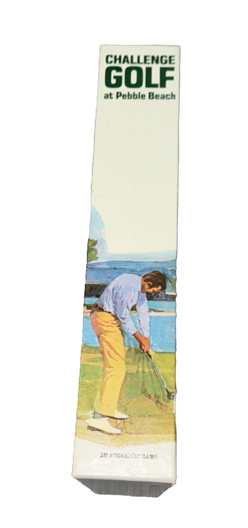 Vintage 1972 3M Challenge Golf at Pebble Beach Sports Bookshelf Game