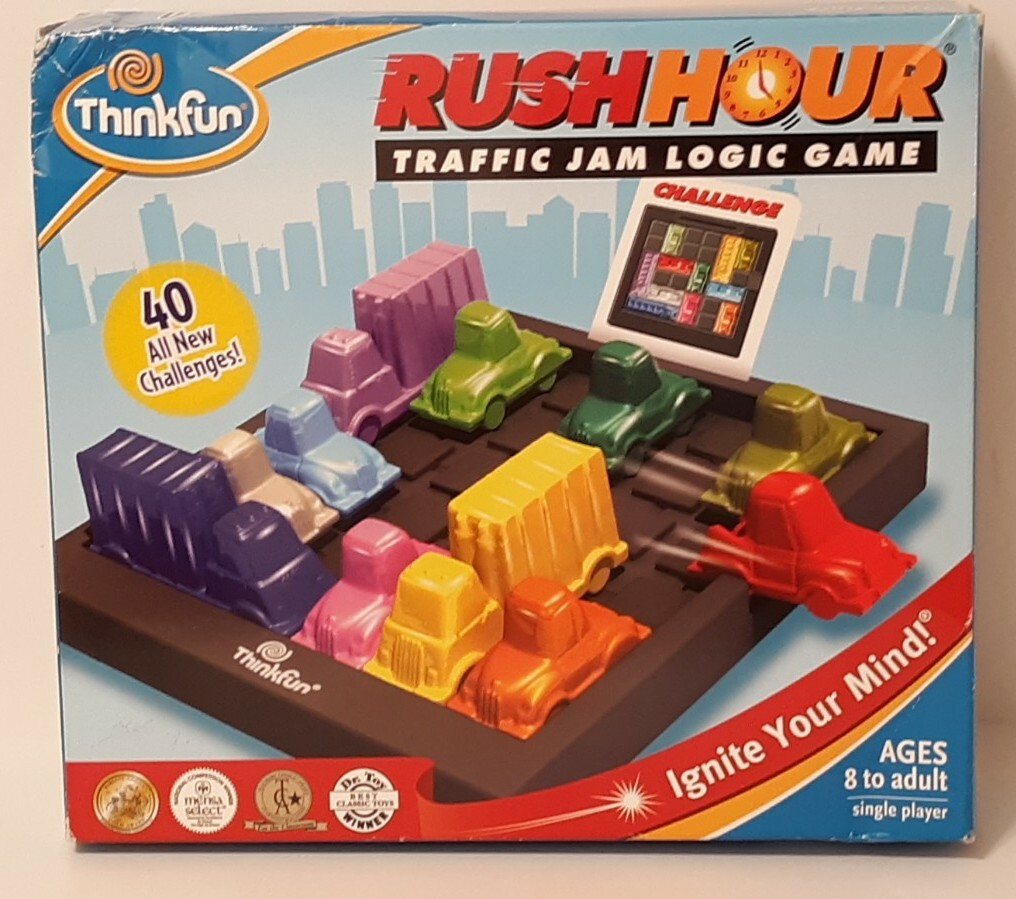 Rush Hour Traffic Jame Logic Game – Thinkfun – 2010 – Brand New