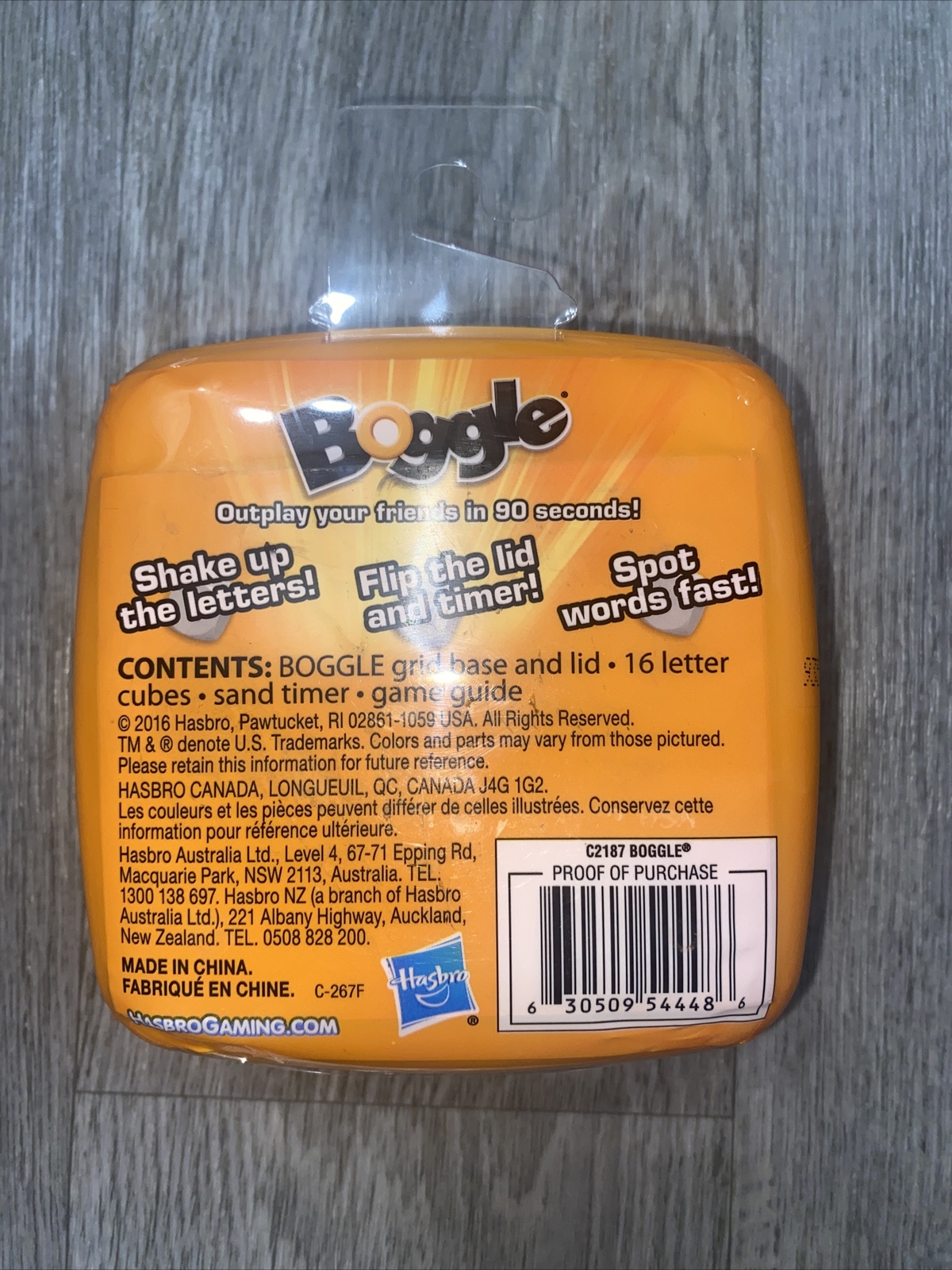 Boggle Classic Game