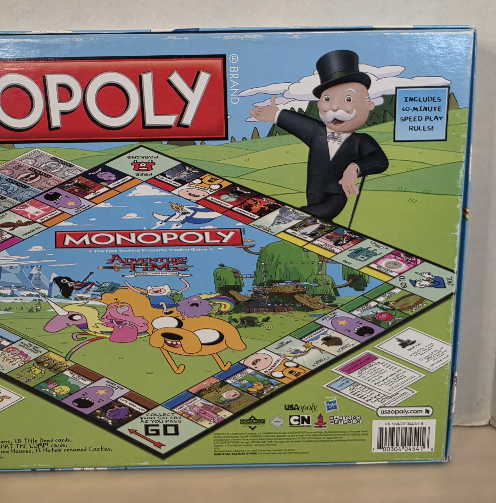 Monopoly Adventure Time Collector’s Edition Board Game Cartoon Network COMPLETE