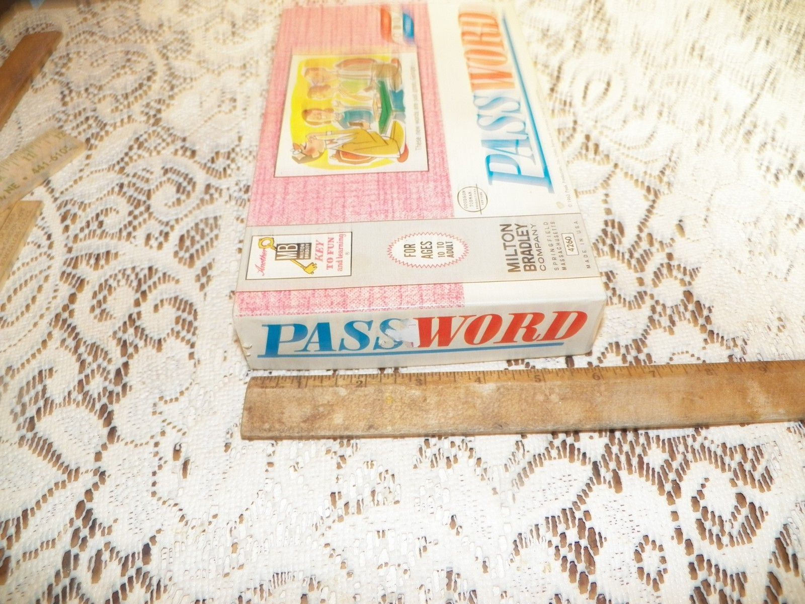 PASSWORD GAME No. 4260 by MILTON BRADLEY, 1963