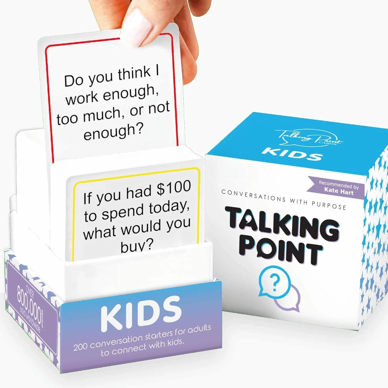200 Kids Conversation Cards – Screen-Free Family Dinner Game and Road Trip Essen