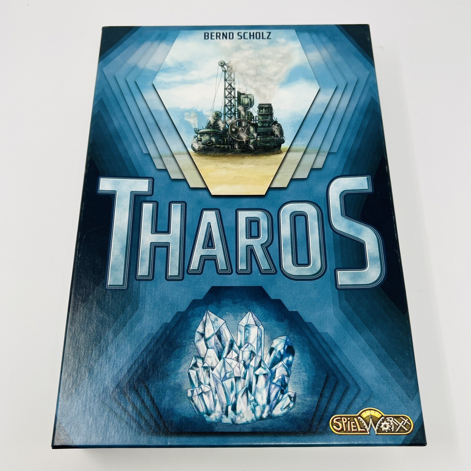 Tharos Board Game Spielworxx Bernd Scholz 2 to 4 Players Dice Bag Complete