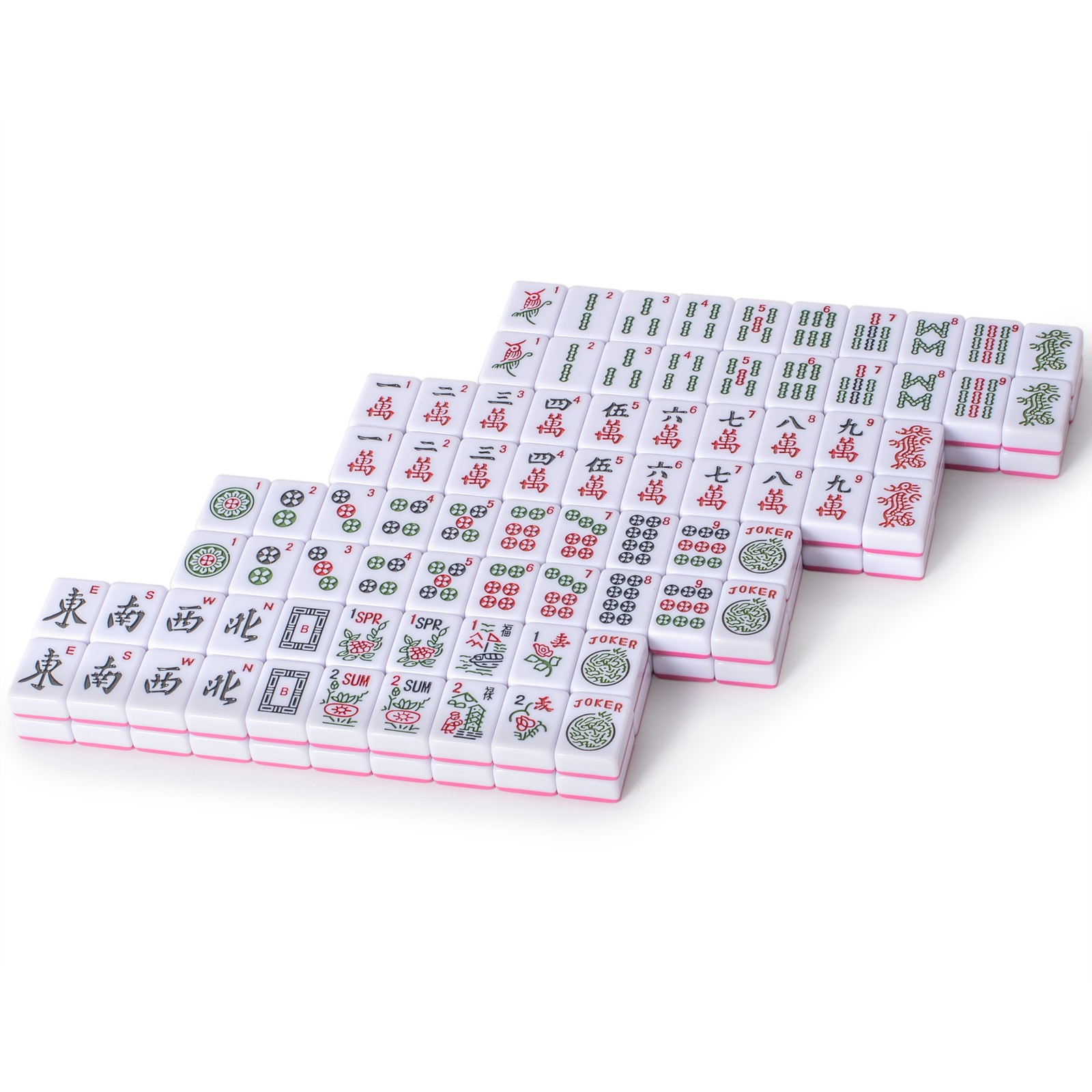 YMI “Rosehill” American Mahjong Tiles, 166-Piece Set