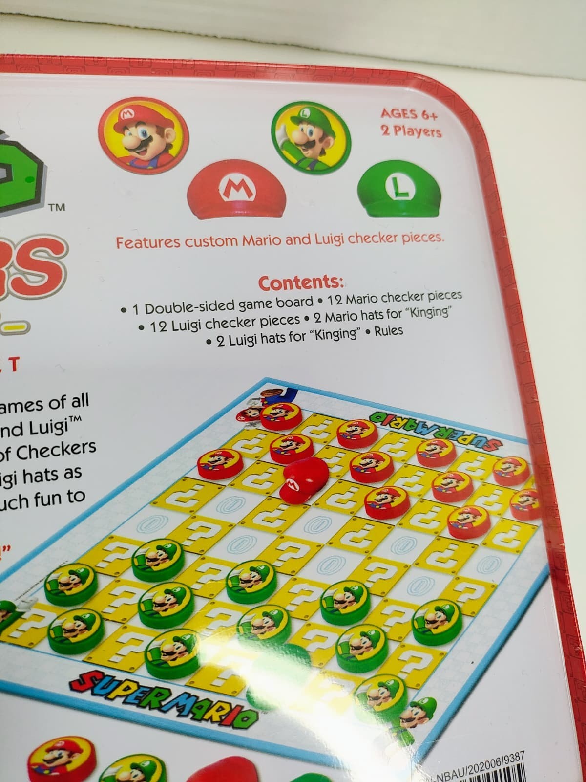 Super Mario Checkers & Tic-Tac-Toe Collector’s Tin Game USAopoly SEALED BrandNEW