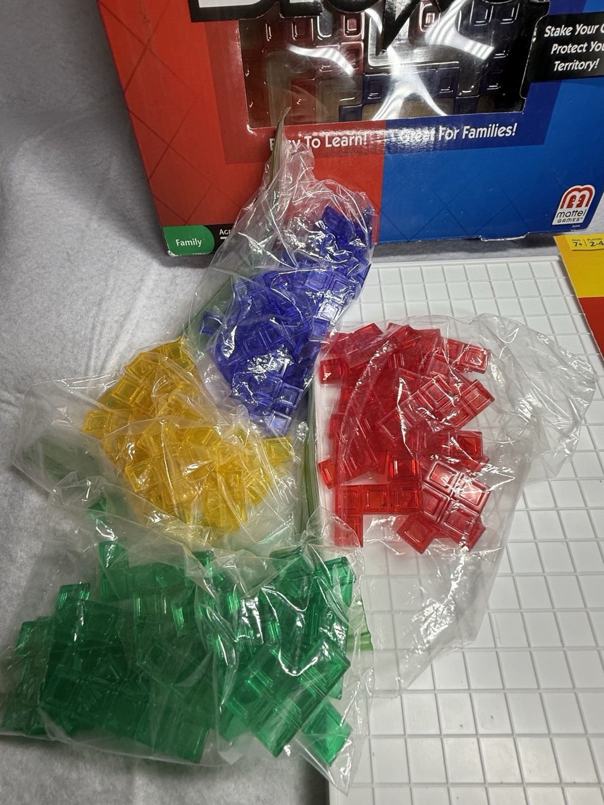 Mattel Blokus Educational Strategy Board Game Family Age 7+ 2-4 Players COMPLETE