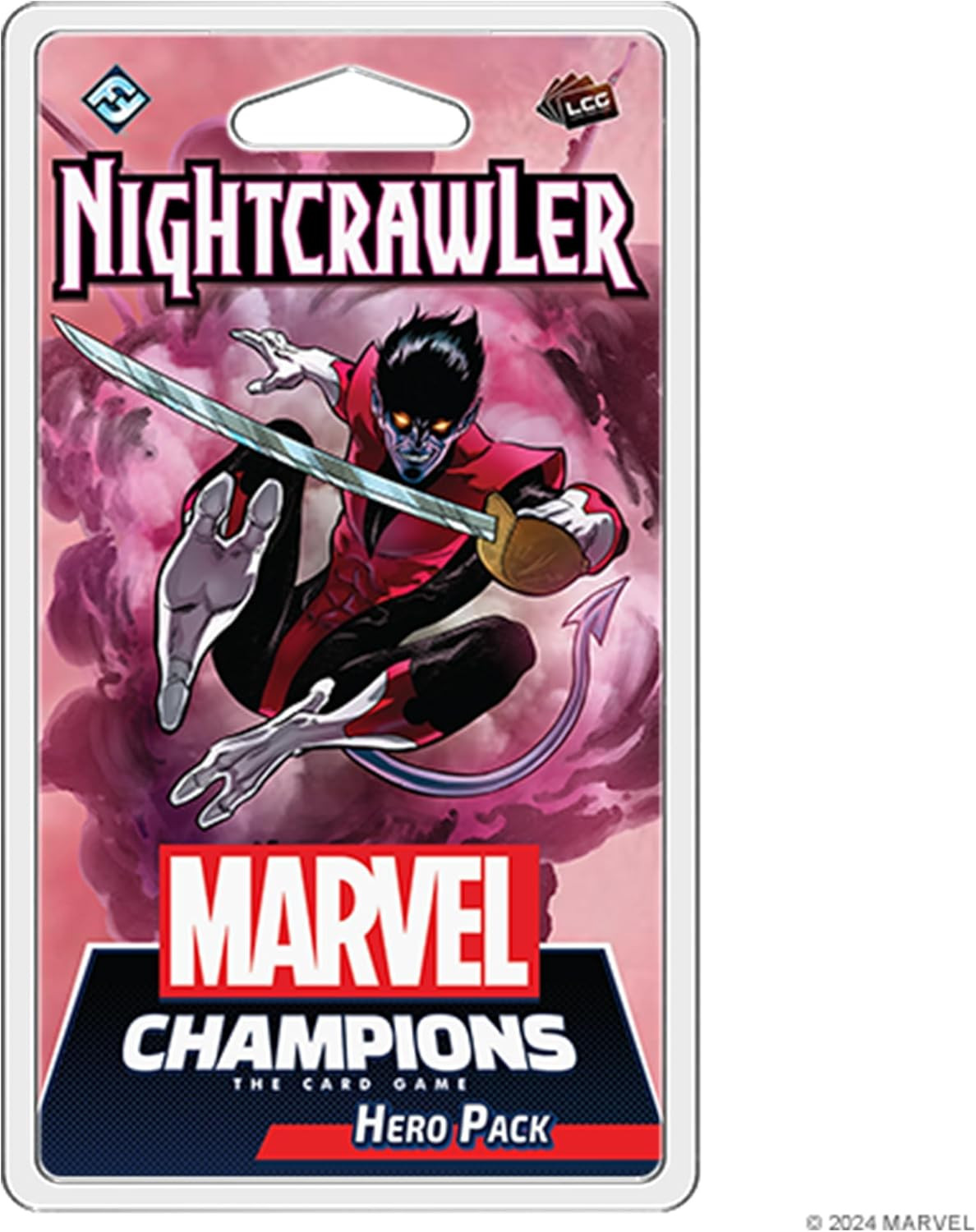 Fantasy Flight Games Marvel Champions the Card Game Nightcrawler Hero Pack – Sup
