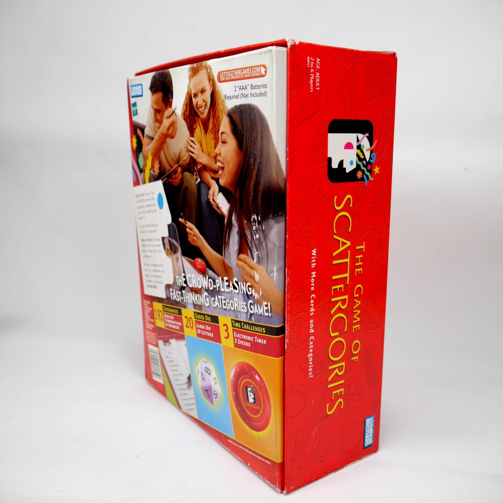 THE GAME of SCATTERGORIES Parker Bros / Hasbro 2003 ~ Get Together Games