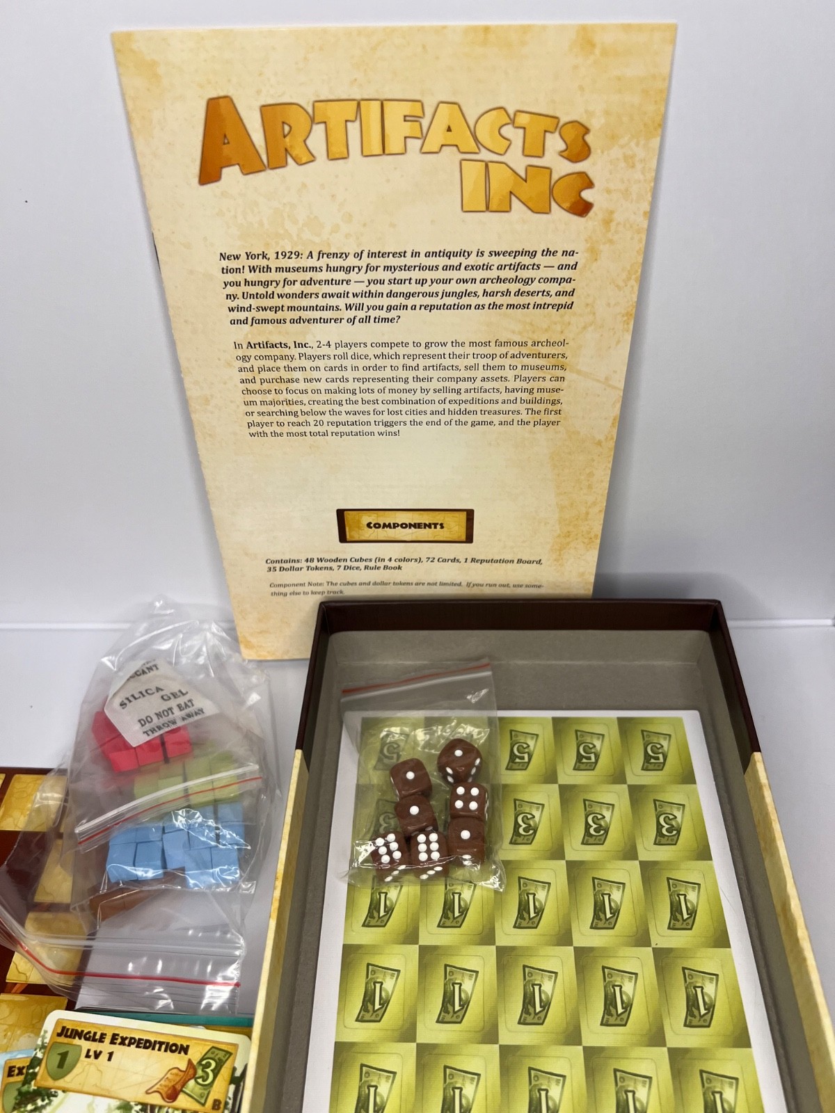Artifacts, Inc. Board Game by Red Raven Games – Archaeology / Adventure Strategy