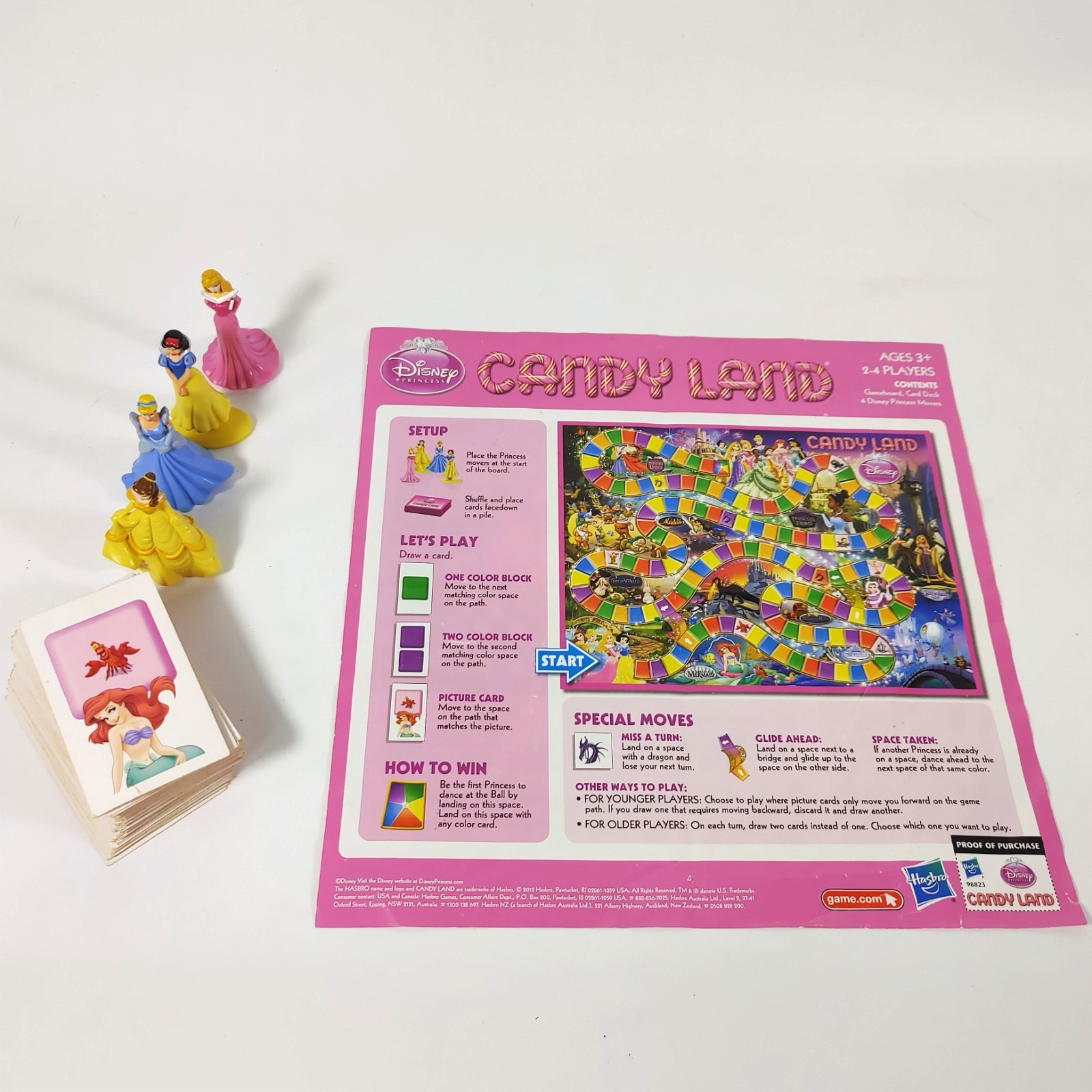 Hasbro Gaming Candy Land Disney Princess Edition Board Game