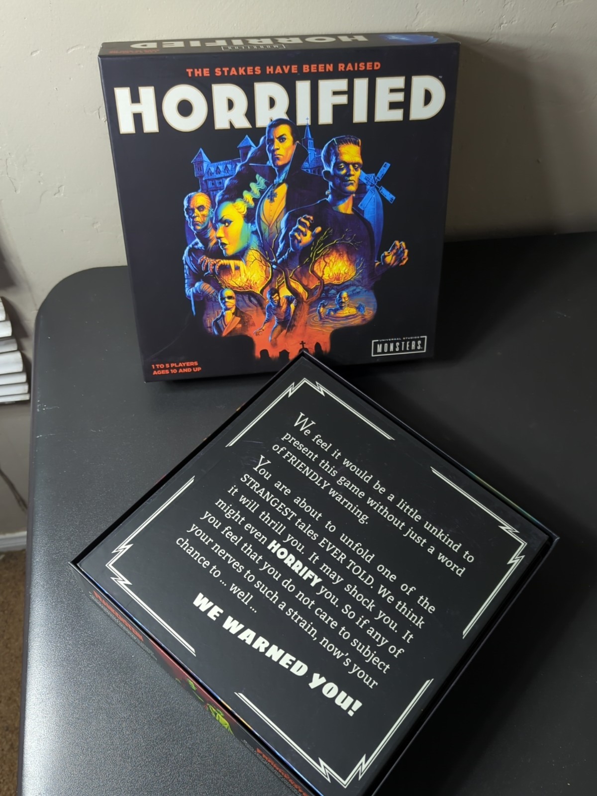 Horrified Universal Monsters Strategy Board Game New Open Box Never Played