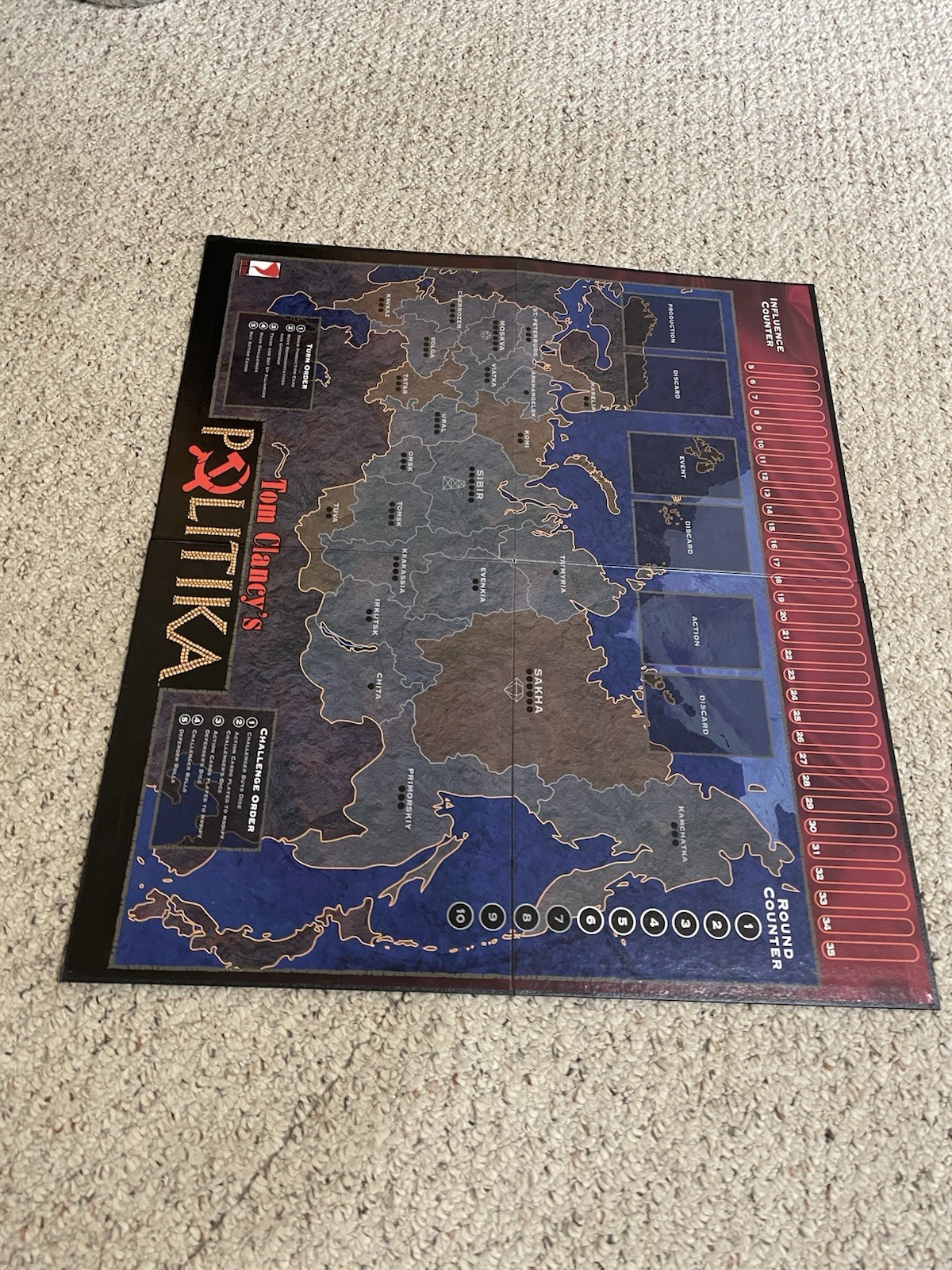 Tom Clancy’s POLITIKA Board Game Red Storm Entertainment – Complete Some Sealed