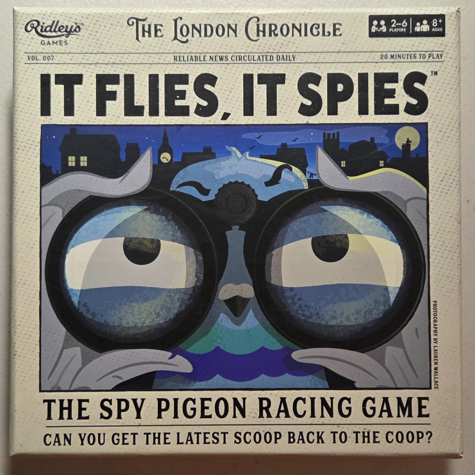 It Flies, It Spies Board Game by Ridley’s Games – Complete, Excellent Condition