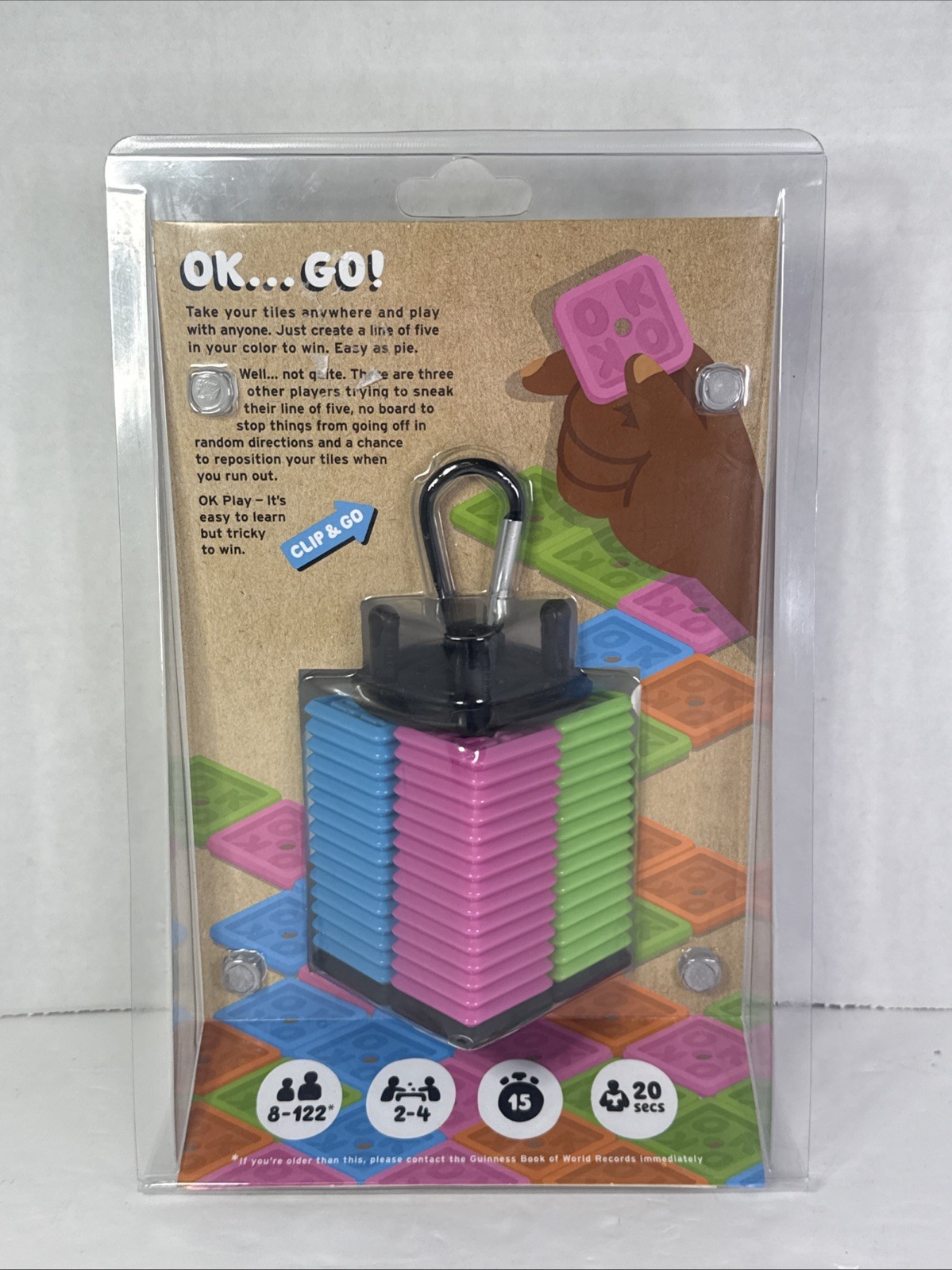 OK…Play by Big Potato The Travel Tile Game You Can Take Anywhere! (Sealed, 2017)