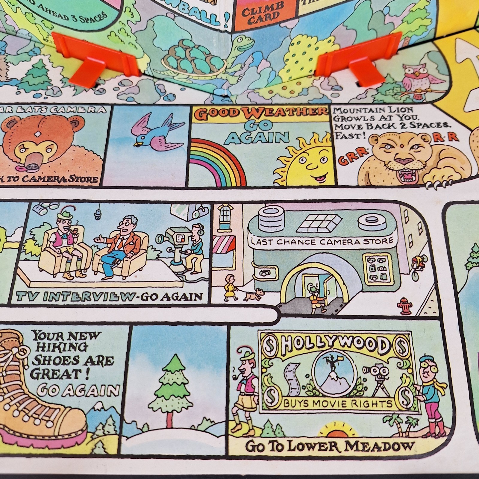 Milton Bradley Oh What a Mountain 3D Board Game Adventure VTG 100% COMPLETE-READ