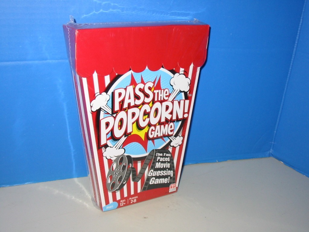 Pass the Popcorn Game Fast Paced Movie Guessing Game – 2-8 Players New 2014