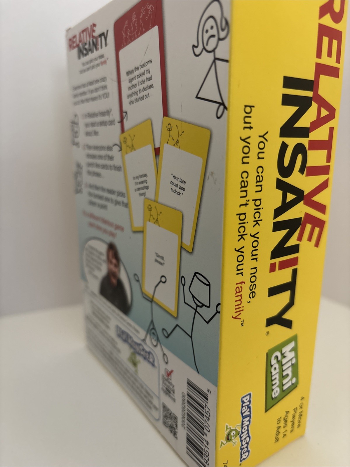 Relative Insanity Mini Game Ages 14 to Adult – NEW SEALED – Travel Game
