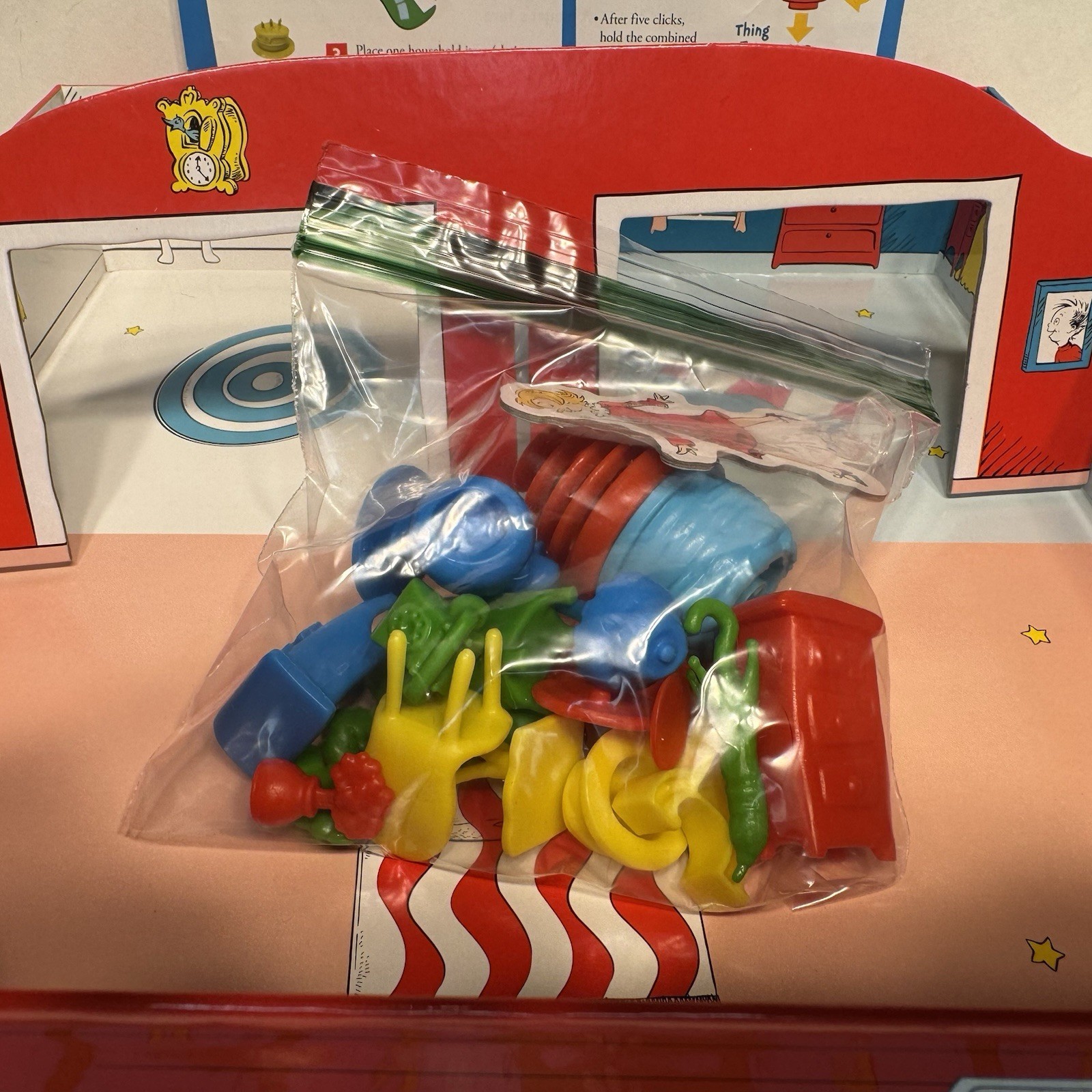 Dr. Seuss Whirly Fun Game Near COMPLETE Wonder Forge 2016 Cat in the Hat Read