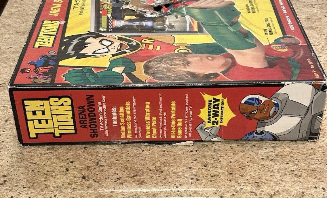 Extremely Rare Teen Titans Arena Showdown TV Action Game (Plug And Play Type)