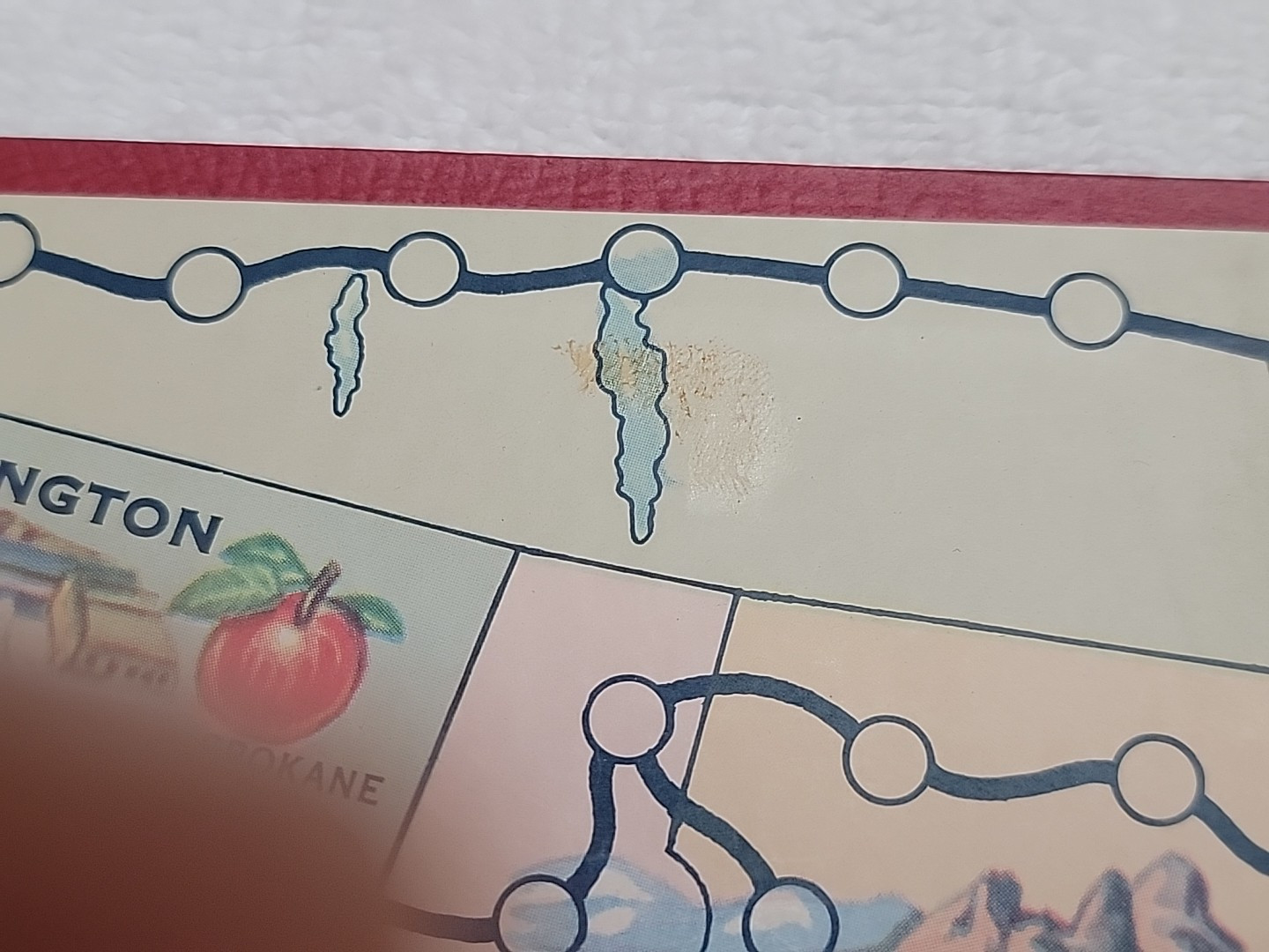Across the Continent The United States Game by Parker Brothers 1952 Locomotive