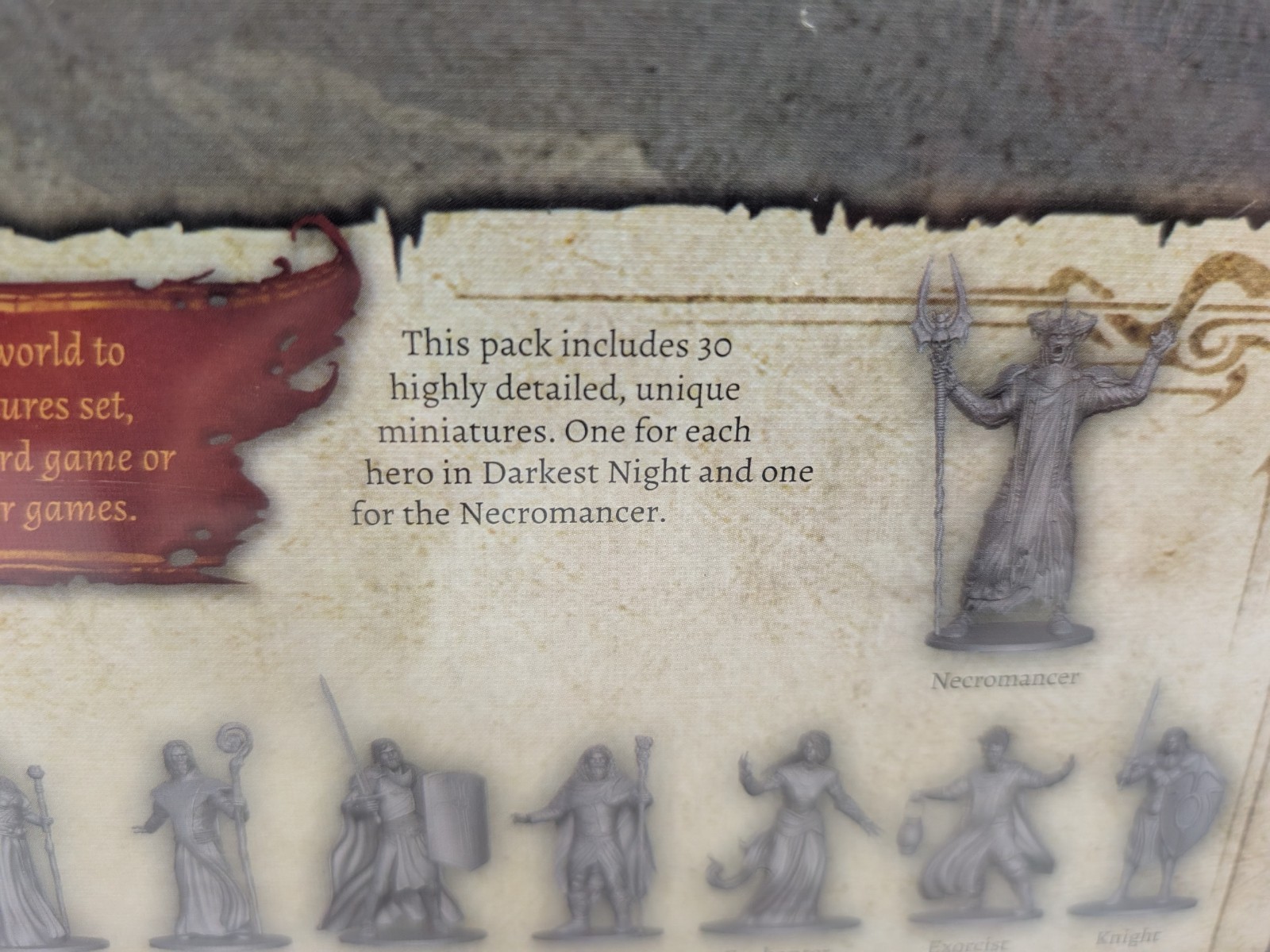 Darkest Night Miniatures Set Second Edition NIS Board Game 30 Fantasy Miniatures