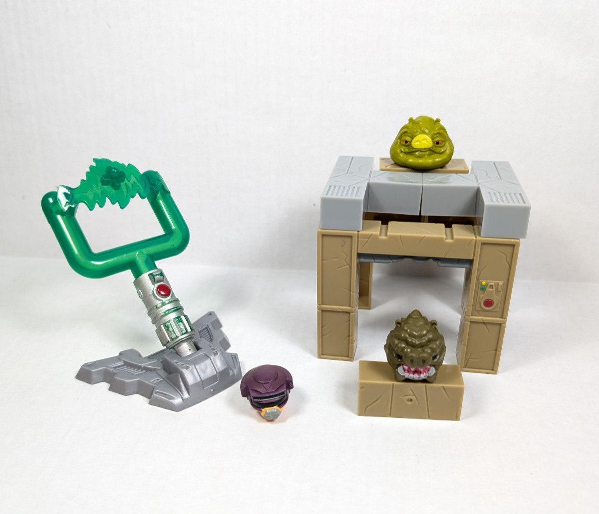 READ Angry Birds Star Wars Sets Lot of 6 Geonosis Tatooine Endor Both Jabba+