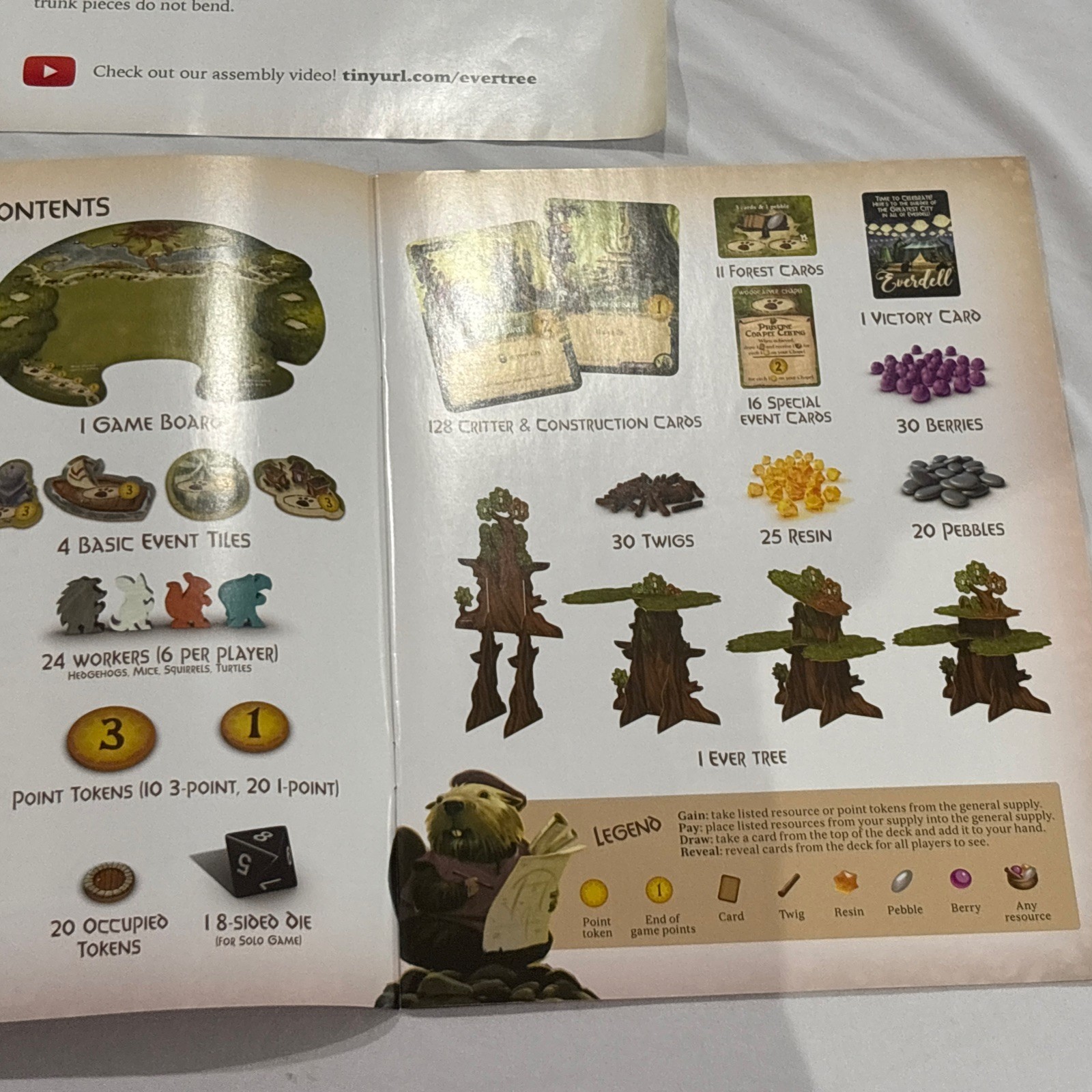 Everdell 3rd Ed., Board Game Starling Games, 2022 (Played 1x) All PCs Counted