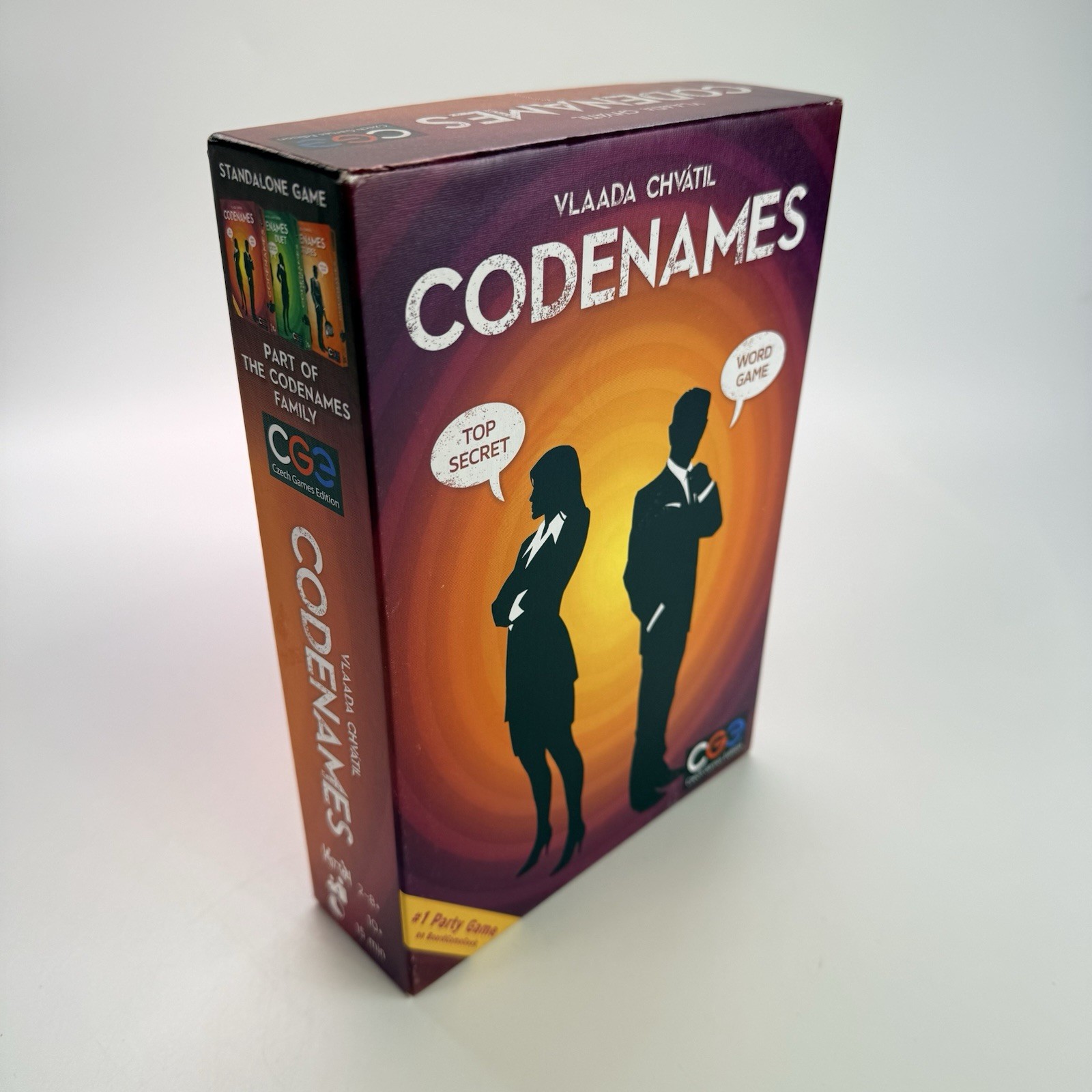 Czech Games Edition Codenames Word Party Game Spy Game Ages 10+ Open box